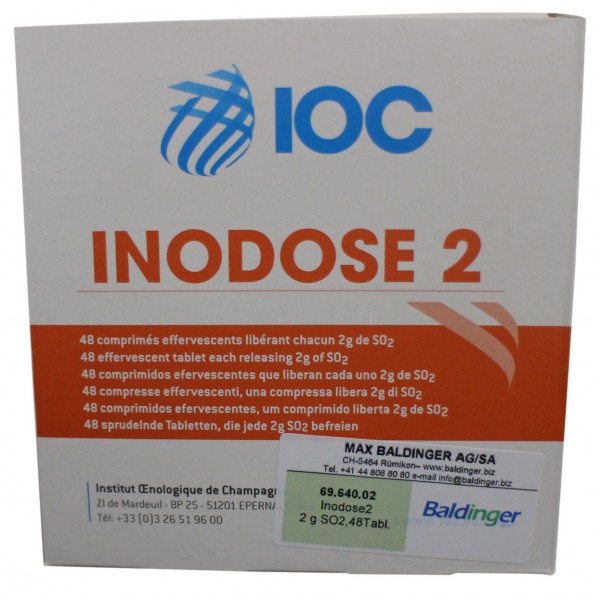 Inodose 2 (IOC) 2 g SO2, 48 Tabletten 
