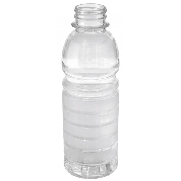 Hotfill-PET Flasche
transparent 500 ml
35 g, Mündung 38 mm