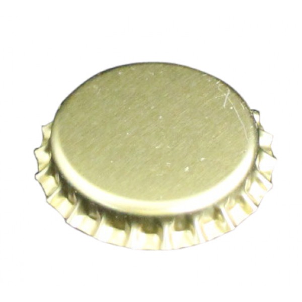 Kronenkorken gold 26 mm 10.000 Stück/Karton PVC frei, max 68 °C / 20 min