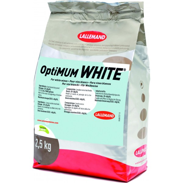 OptiMum-White 2.5 kg inaktivierte Hefe 20 - 40 g / hl