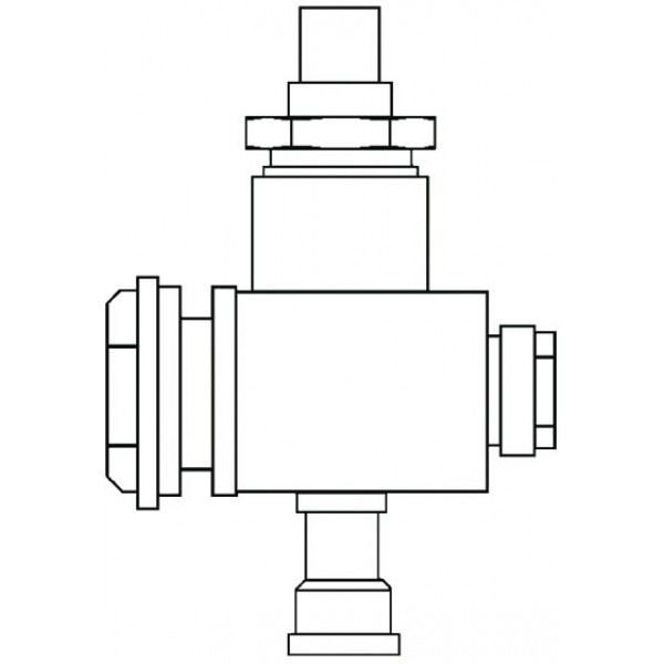 Ventil zu Standanzeige M20x2, Rohr  Ø 10 mm für Stahlbehälter
