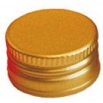 Drehverschlüsse mit Gewinde gold PP-31,5 mm  / 10 Stück