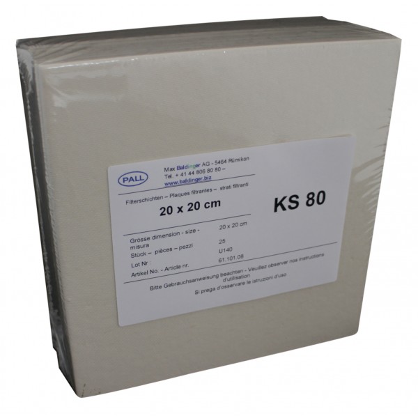 Seitz KS 80 20/20 cm Filterschichten