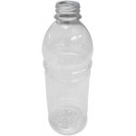 Hotfill-PET Flasche Panel transparent 500 ml 32 g, 38 mm Mündung