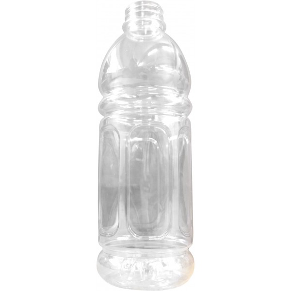 Hotfill-PET Flasche Panel transparent 500 ml 32 g, 38 mm Mündung