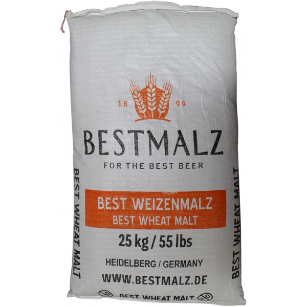 Weizenmalz EBC 3,5 - 6 BEST Weizen hell  25 kg