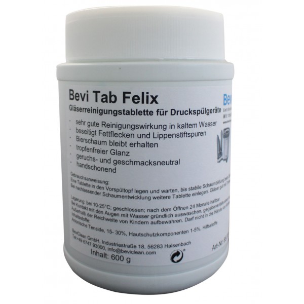 Gläserreinigungstabletten zu Bevi Felix Premium  Gläserspülgerät