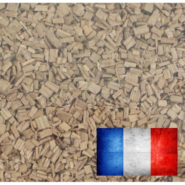 Holzpailletten französische Eiche 14 kg, 4 mm mittlerer Toast, 50-300 g/hl