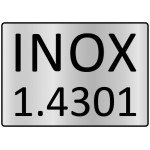 Probierhahn zu Holzfass inox 1.4301, Gewinde konisch für Loch-Ø 14 - 20 mm