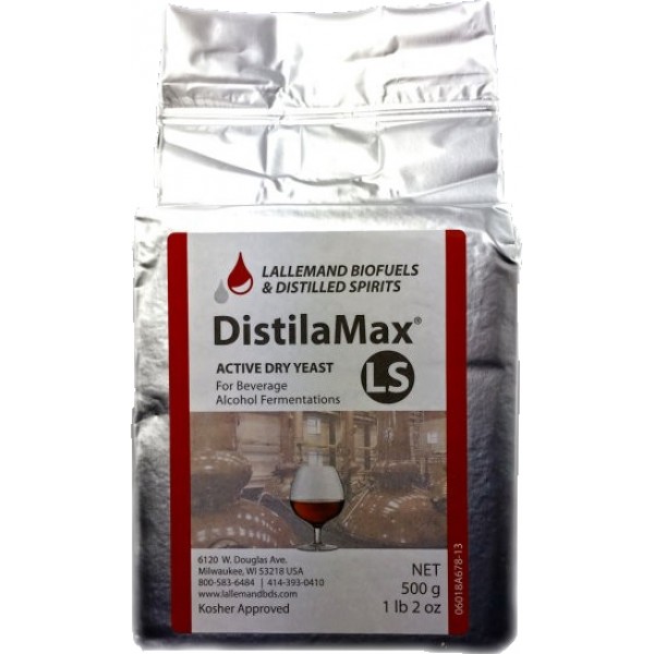 LALVIN DistilaMax LS
0.5 kg (für Obstbrand)
Trocken-Reinzuchthefe