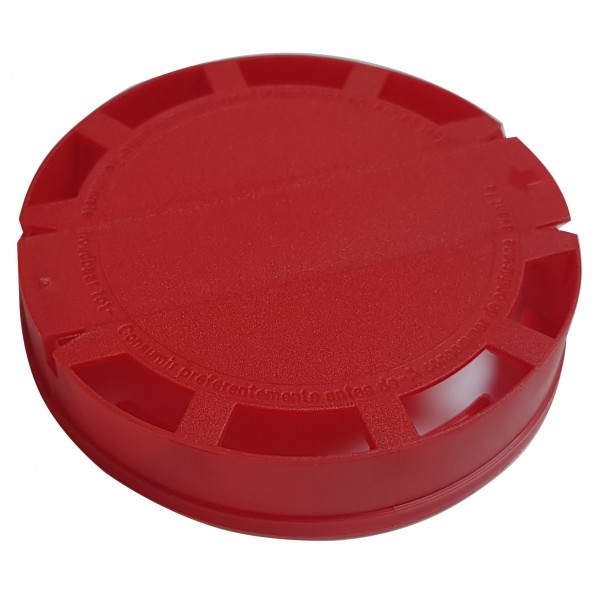 Rote Schutzkappe zu KEG Innendurchmesser 62 mm 