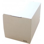 10 l Karton Bag-in-Box neutral weiss matt automatisch, 10er Bündel