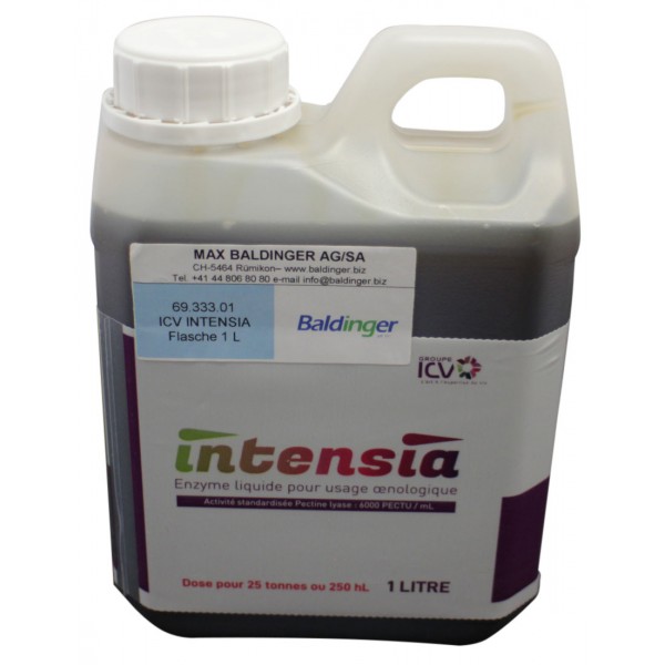 Enzym ICV Intensia, 1 L  4 ml/hl. Aroma-Extrahierung und Prozess-Beschleunigung