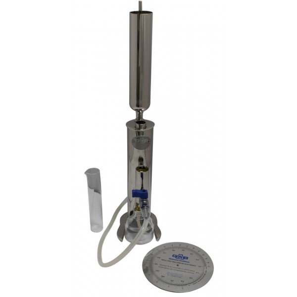 Ebulliometer / Ebullioskop mit Brenner ohne Thermometer Fabrikant GAB System