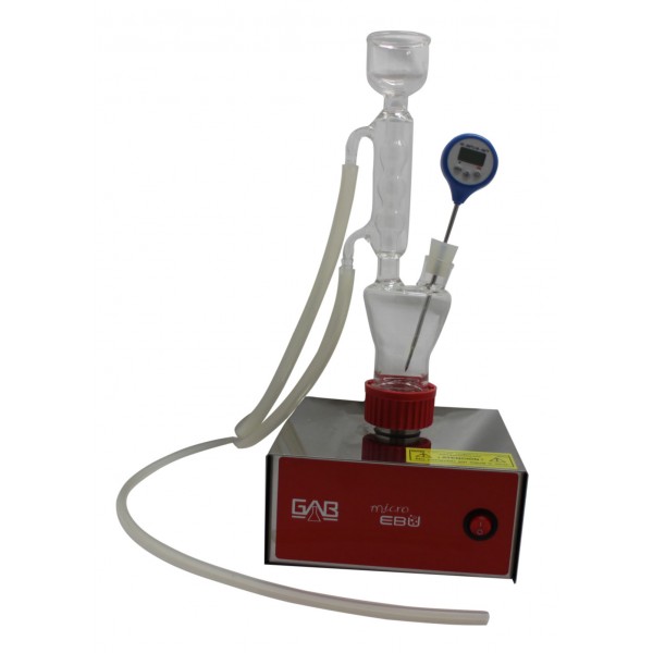 Simples Ebullioskop mit Brenner & Thermometer Marke: GAB System