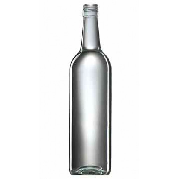 Bordeaux-Flasche 70 cl BVS-28, weiss SAP23613