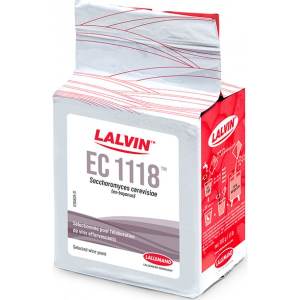 LALVIN EC-1118, 0.5 kg Trocken-Reinzuchthefe 