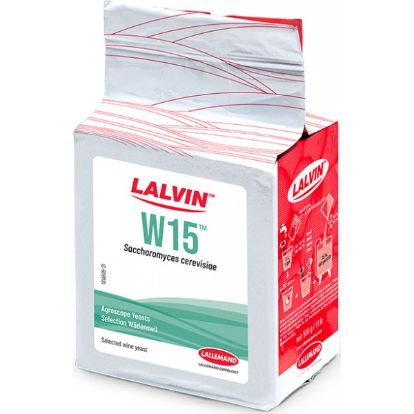 LALVIN W15, 0.5 kg Trocken-Reinzuchthefe 25 - 40 g / hl
