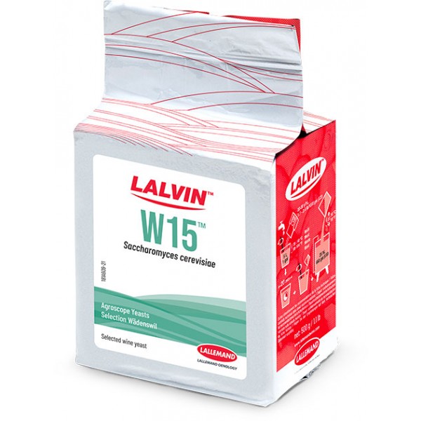 LALVIN W15, 0.5 kg
Trocken-Reinzuchthefe
25 - 40 g / hl