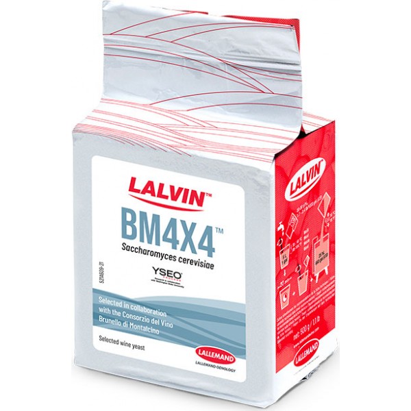 LALVIN BM 4x4, 0.5 kg Trocken-Reinzuchthefe Dosierung: 25 - 35 g / hl