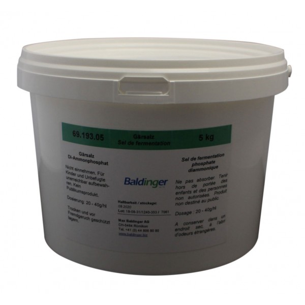 Di- Ammoniumphosphat  DAP (Gärsalz) 5 kg Packung