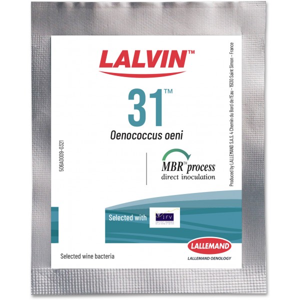 Lalvin 31 25 g für 25 hl Starterkultur für den biologischen Säureabbau