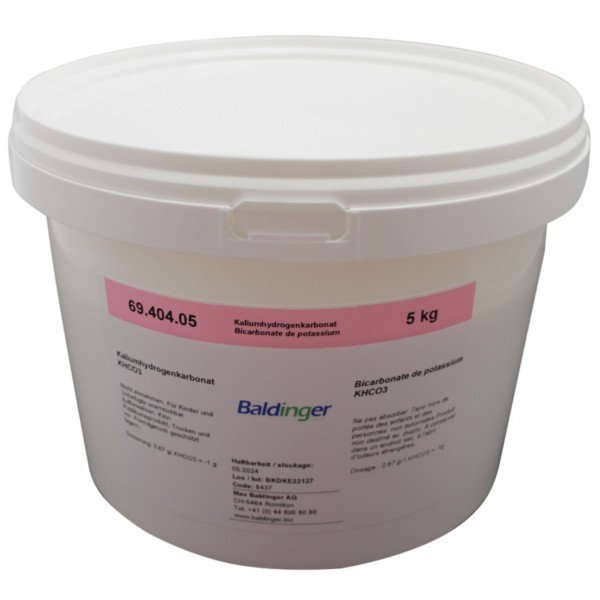 Kaliumhydrogencarbonat KHCO3; E 501 II 5 kg Gebinde