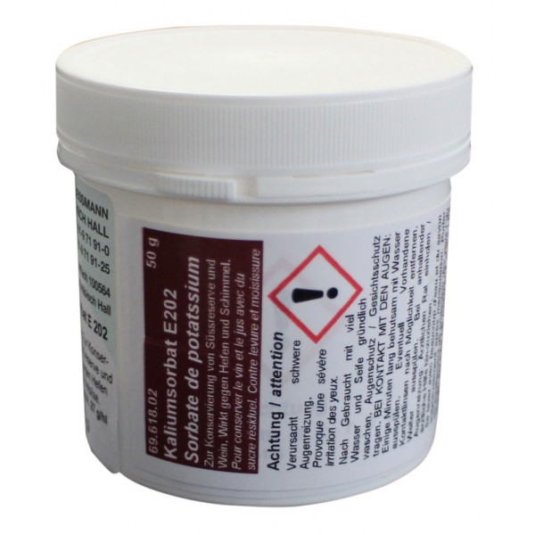 Kaliumsorbat (E202) 50 g Dose max 27 g / hl