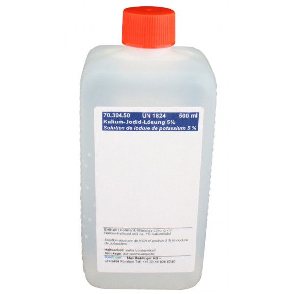 Kalium-Jodid-Lösung 5 %  500 ml UN 1824 