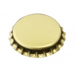 Kronenkorken gold 29 mm 100 Stück Dichtung: PVC