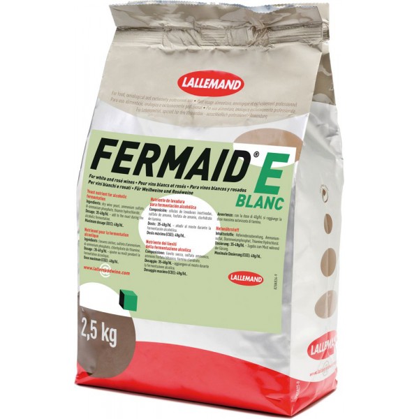 Fermaid E blanc 2.5 kg Hefenährstoff 30 - 40 g / hl
